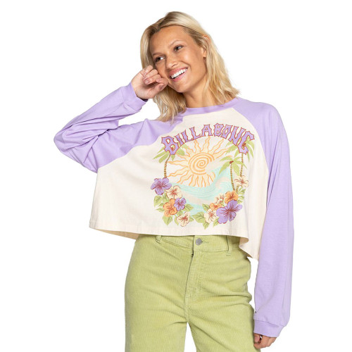 Billabong Γυναικεία μακρυμάνικη μπλούζα Beach Boyfriend Baseball - T-Shirt